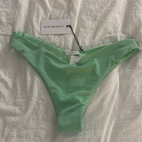 WeWoreWhat Delilah Glitter Bikini Bottom - Picture 3 of 4